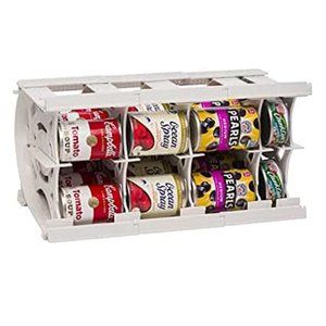 Shelf Reliance Cansolidator Holds 20 Cans w/Rotation & Adjustable System. NEW